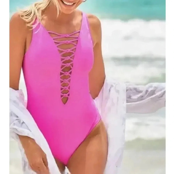 Lilly Pulitzer Womens Swimsuit Size 14 - Picture 7 of 10